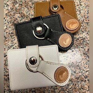 DOONEY AND BOURKE SMALL WALLETS & MATCHING KEY HOLDERS BLACK AND BROWN ONLY